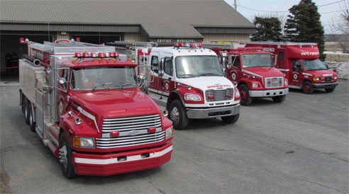 Camions d'incendie